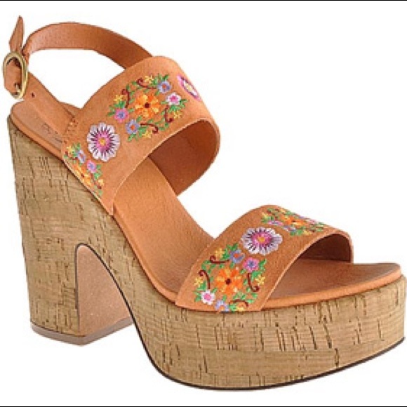 hippie platform sandals